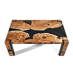 Кофейный Стол River in Autumn Elm Resin Coffee Table варинант исполнения - 2 | Loft Concept в Казани