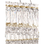 Люстра подвесная круглая из прозрачного хрусталя с золотым корпусом Selfsufficient варинант исполнения - 8 | Loft Concept в Казани