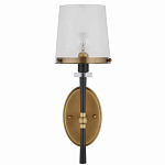 Бра настенное с прозрачным стеклянным абажуром Simple Pure Form варинант исполнения - 3 | Loft Concept в Казани