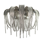 Бра с металиическими цепочками и дугообразными элементами Atlantis Chain варинант исполнения - 1 | Loft Concept в Казани