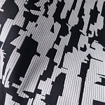 Мебельная ткань Жаккард черно-белый принт 145 см T2-126 варинант исполнения - 3 | Loft Concept в Казани