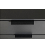 Комод цвета графит с 3-мя ящиками Strict Lines  варинант исполнения - 5 | Loft Concept в Казани