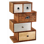 Тумба необычной формы с выдвижными ящиками Shift варинант исполнения - 1 | Loft Concept в Казани