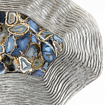 Кофейный стол со столешницей из агата Agate Design Blue  варинант исполнения - 3 | Loft Concept в Казани