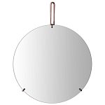 Круглое зеркало на металлическом подвесе Laier Mirror варинант исполнения - 1 | Loft Concept в Казани