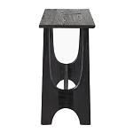 Консоль деревянная чёрная Black Tanner варинант исполнения - 2 | Loft Concept в Казани