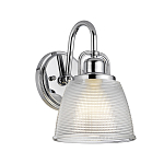 Бра с прозрачным рифленым плафоном в форме колокола Quoizel варинант исполнения - 1 | Loft Concept в Казани