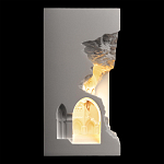 Встраиваемый в стену гипсовый светильник под покраску с эффектом разрушенной стены Antiquity Athena варинант исполнения - 5 | Loft Concept в Казани