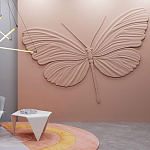 Барельеф BUTTERFLY варинант исполнения - 2 | Loft Concept в Казани
