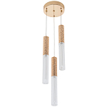 Подвесной светильник Dew Drops Tube Gold Trio Hanging Lamp варинант исполнения - 3 | Loft Concept в Казани