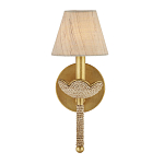 Бра из кованого железа с отделкой плетеной веревкой и сусальным золотом Parisian Style варинант исполнения - 4 | Loft Concept в Казани