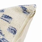 Чехол на подушку с узором в этно-стиле Blue Ikat варинант исполнения - 2 | Loft Concept в Казани