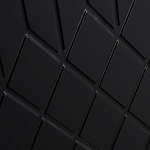 Комод черный округлой формы с рельефным фасадом Black Cut варинант исполнения - 5 | Loft Concept в Казани