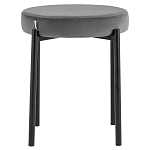 Табурет с мягким круглым сиденьем RIO Grey варинант исполнения - 2 | Loft Concept в Казани