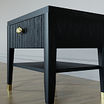 Прикроватная тумбочка с ящиком Elsa Dreams Black варинант исполнения - 3 | Loft Concept в Казани