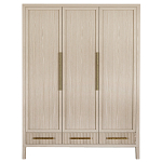 Большой Шкаф Primo Светлый дуб с 3 дверьми и 3 выдвижными ящиками варинант исполнения - 7 | Loft Concept в Казани