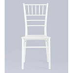 Стул Chiavari пластик белый варинант исполнения - 4 | Loft Concept в Казани