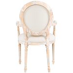 Стул с подлокотниками из массива бука бежевый Solid Luxury варинант исполнения - 2 | Loft Concept в Казани