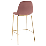 Барный стул на золотистых ножках VENDRAMIN Pink варинант исполнения - 4 | Loft Concept в Казани