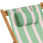 Шезлонг из акации и ткани Venezuela варинант исполнения - 8 | Loft Concept в Казани