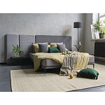 Кровать с большим мягким изголовьем Unity Dark Grey Bed варинант исполнения - 6 | Loft Concept в Казани