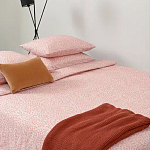 Постельное белье розового цвета с рисунком 150х200 см Blossom Essence варинант исполнения - 5 | Loft Concept в Казани