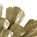 Зеркало круглое настенное в металлической раме Sunny Golden Petals варинант исполнения - 5 | Loft Concept в Казани