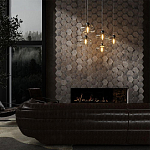 Гипсовая 3D панель с принтографией PM-47 варинант исполнения - 1 | Loft Concept в Казани