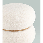 Пуф Полли S тедди белый варинант исполнения - 3 | Loft Concept в Казани