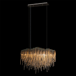 Люстра подвесная с металлическими цепочками и изогнутыми металлическими дугами 72 см Atlantis Chain варинант исполнения - 3 | Loft Concept в Казани