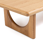 Стол журнальный из массива и шпона дуба Oak Essence Carden варинант исполнения - 4 | Loft Concept в Казани