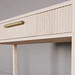 Элегантная Консоль Primo с выдвижным ящиком Светлый дуб варинант исполнения - 3 | Loft Concept в Казани