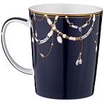 Кружка из фарфора синяя с изображением лошади 400 мл Porcelain Horse Set варинант исполнения - 1 | Loft Concept в Казани