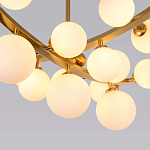 Люстра подвесная фигурная с белыми лампами в форме шара Felicitat варинант исполнения - 3 | Loft Concept в Казани