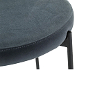 Стул металлический с мягкой спинкой и сиденьем из велюра Alfie Chair варинант исполнения - 7 | Loft Concept в Казани