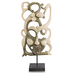 Маска ручной работы деревянная резная Mask Divorces варинант исполнения - 1 | Loft Concept в Казани