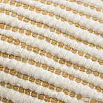 Чехол на подушку горчичного цвета с бахромой и объемным узором Ethnic mix варинант исполнения - 2 | Loft Concept в Казани