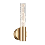 Бра c цилиндрическим прозрачным плафоном с имитацией из кубиков льда Freezing варинант исполнения - 2 | Loft Concept в Казани