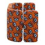 Акцентный Двухместный Диван Leela Оранжевый Орнамент варинант исполнения - 4 | Loft Concept в Казани