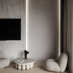 Гипсовая 3D Панель M-16 варинант исполнения - 1 | Loft Concept в Казани