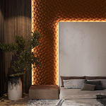 Гипсовая 3D Панель M-43 варинант исполнения - 1 | Loft Concept в Казани