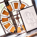 Часы настенные из металла в стиле лофт Clock with History варинант исполнения - 3 | Loft Concept в Казани