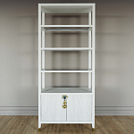 Стеллаж со стеклянными полками Elsa Dreams White варинант исполнения - 6 | Loft Concept в Казани