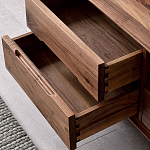 Тумба под телевизориз массива дерева TV Stand made of Walnut Wood варинант исполнения - 7 | Loft Concept в Казани