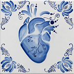 Плитка с узором Мое сердце варинант исполнения - 2 | Loft Concept в Казани