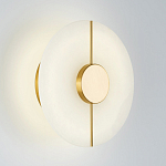 Бра с плафоном из камня в форме диска Buccio Stone Disk Wall Lamp варинант исполнения - 2 | Loft Concept в Казани