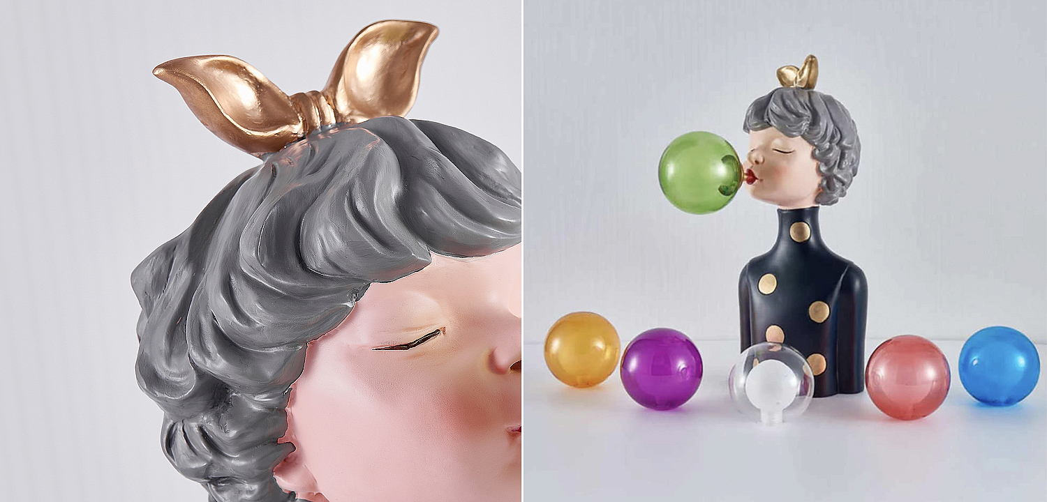 Настольная лампа Bubble Gum Table Lamp purple Настольная лампа Bubble Gum Table Lamp purple - Loft-Concept в Казани
