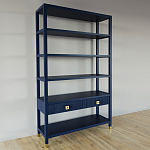 Стеллаж с двумя ящиками Elsa Dreams Blue варинант исполнения - 1 | Loft Concept в Казани