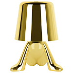 Настольная лампа фигурная цвета золото с гладким абажуром Высота 17 см Sophia варинант исполнения - 6 | Loft Concept в Казани