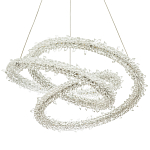 Фигурная люстра украшенная кристаллами из хрусталя Gilbertine Crystals Twisted Chandelier варинант исполнения - 1 | Loft Concept в Казани